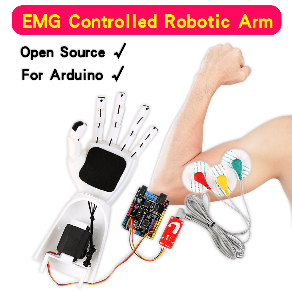 Science Robot - Sensor EMG Brazo robótico Sensor de