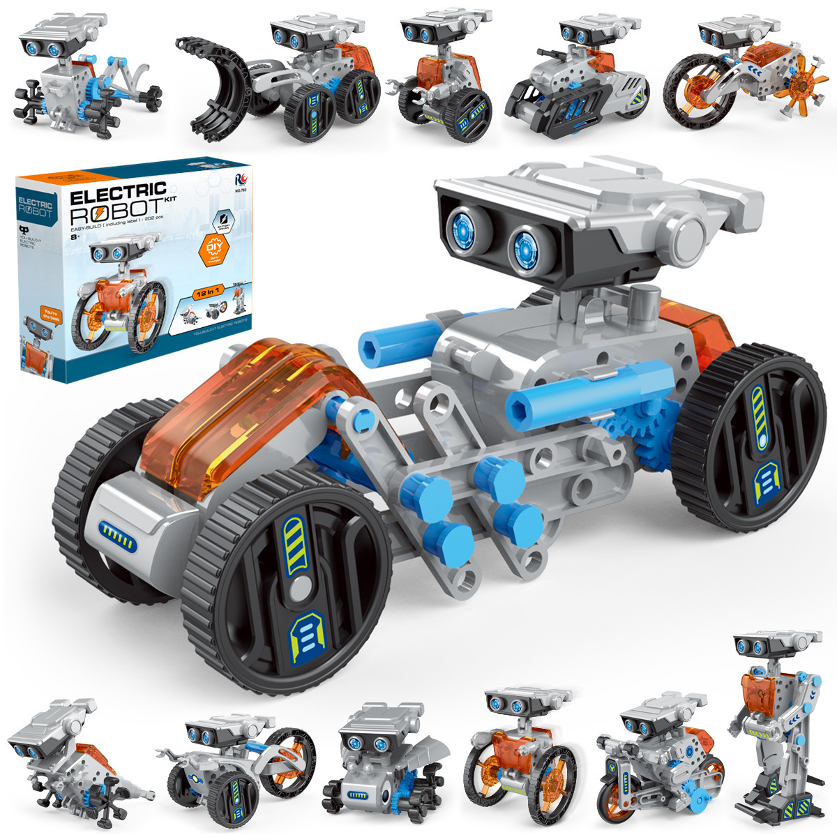 Science Robot - Experimento científico 12 en 1, Robot