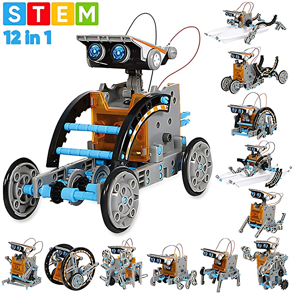 Science Robot - Bloques de construcción de robots solares