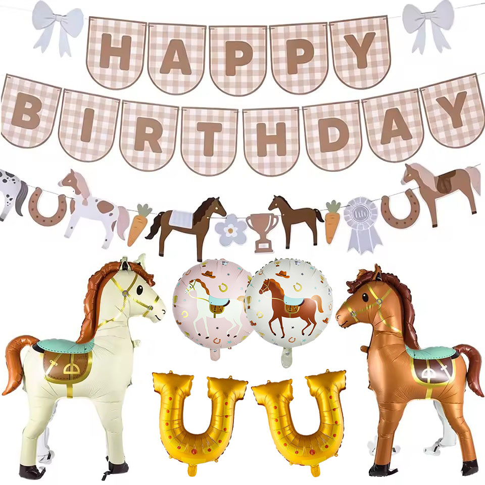 Science Of Happiness - Decoraciones de Cumpleaños de Caballos, Pancarta