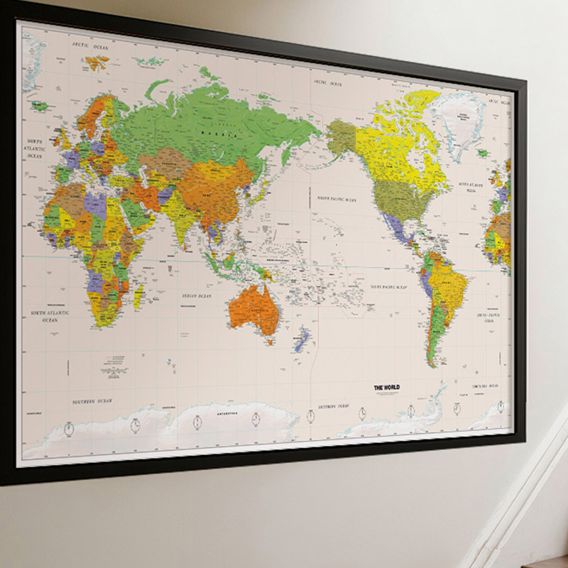 Star Map Poster - Mapa de pared, poliéster, mapa del