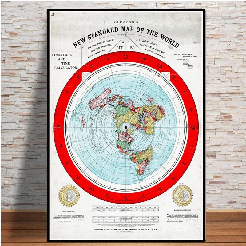 Star Map Poster - Póster e impresiones 1892 mapa de