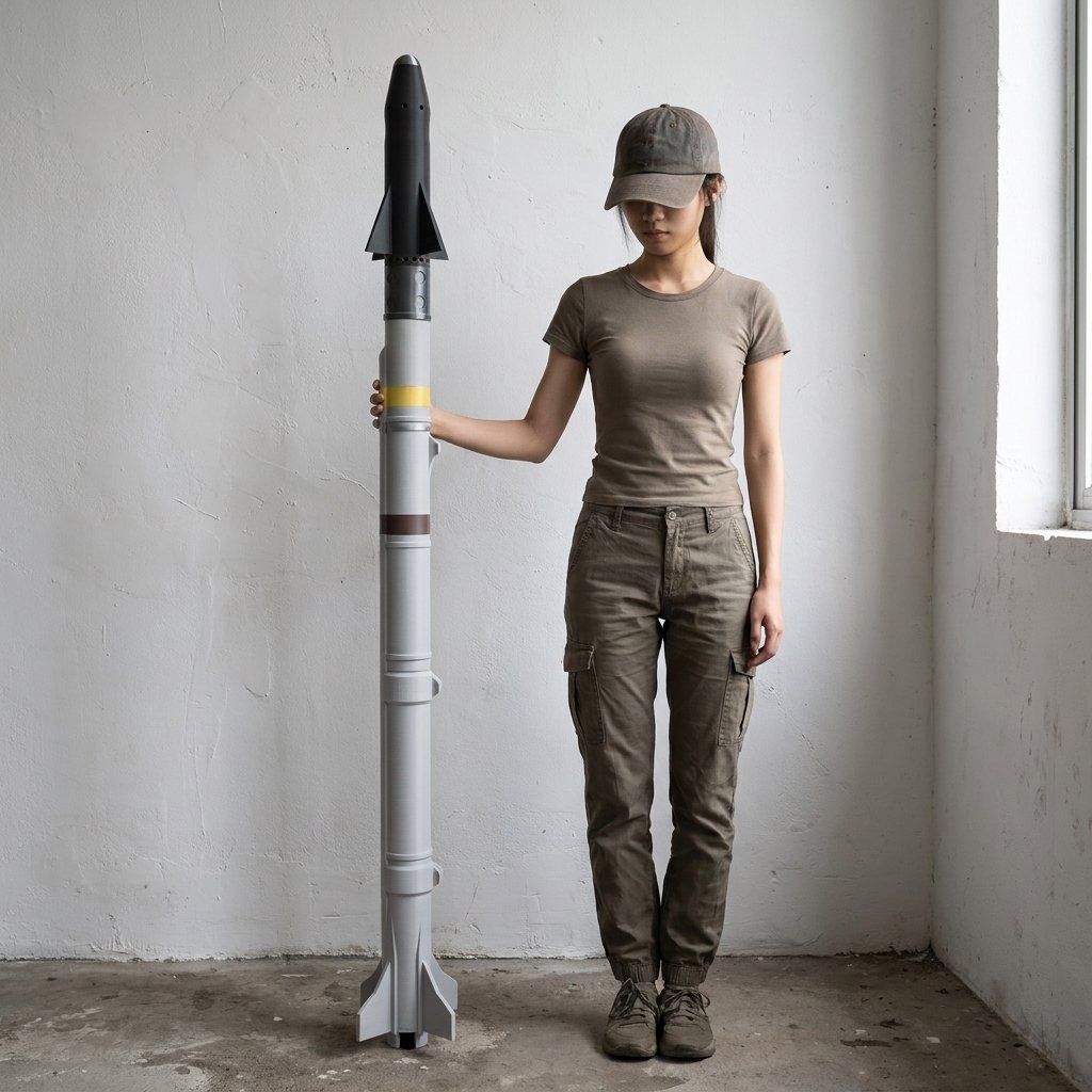 Science Exhibition Models - Modelo de Misil AIM-9X Sidewinder de