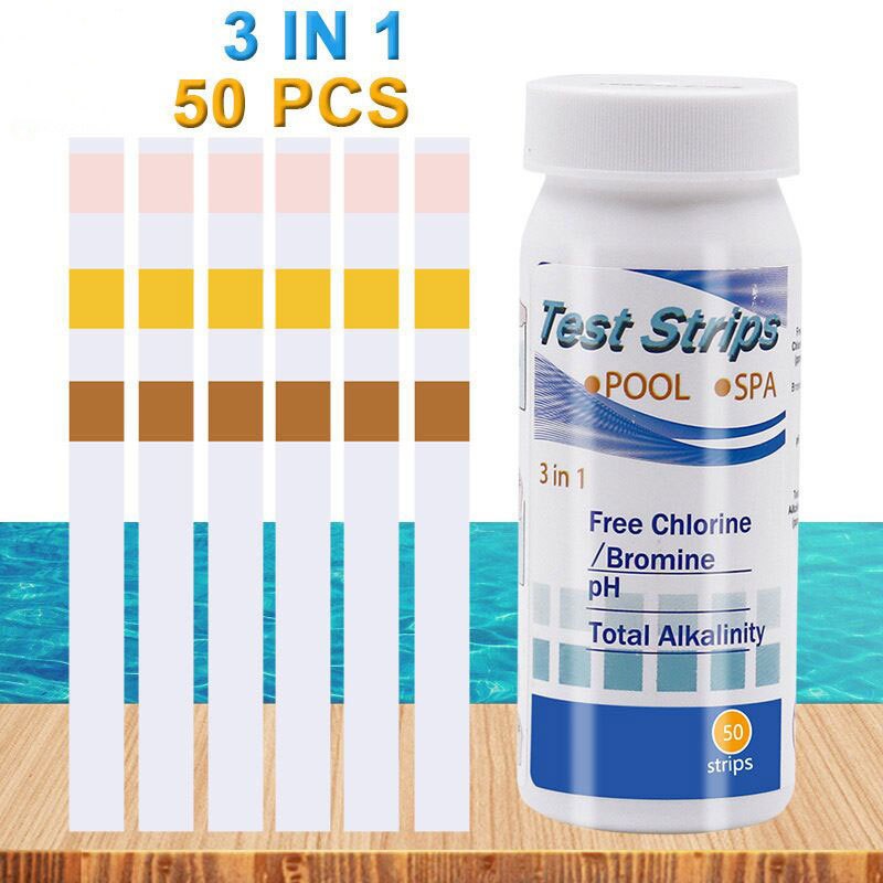 50 Tiras Reactivas de Cloro y  - Water Testing Kit reseña y precio