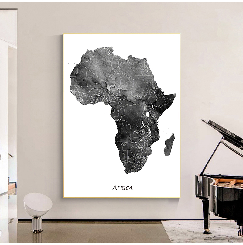 Mapa de África, carteles e imp - Star Map Poster reseña y precio