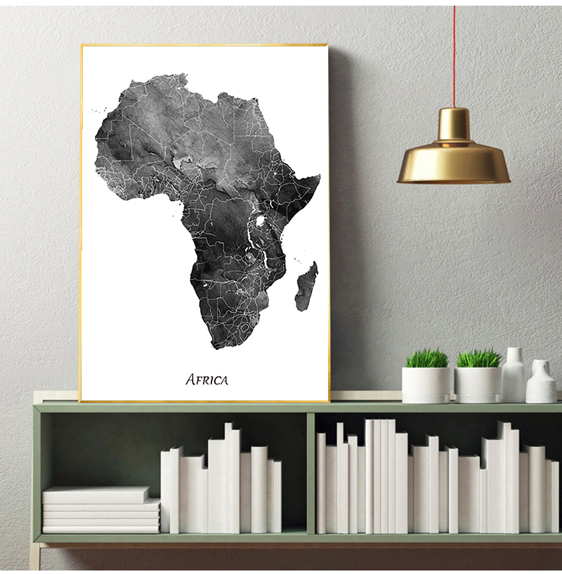 Mapa de África, carteles e imp - Star Map Poster reseña y precio