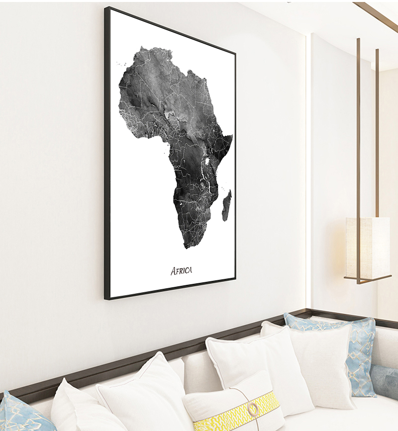 Mapa de África, carteles e imp - Star Map Poster reseña y precio