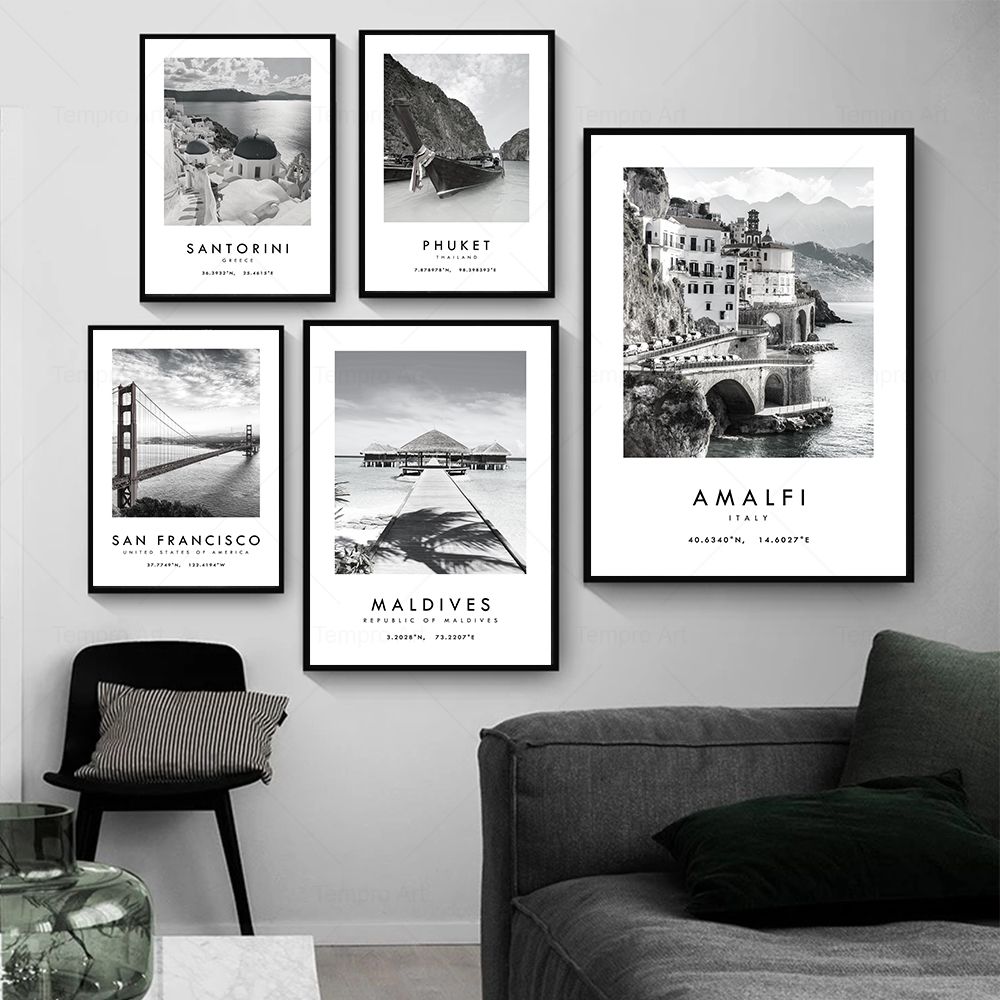 Póster de fotografía de viaje  - Star Map Poster reseña y precio
