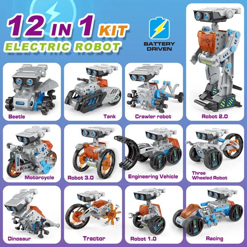 Experimento científico 12 en 1 - Science Robot reseña y precio
