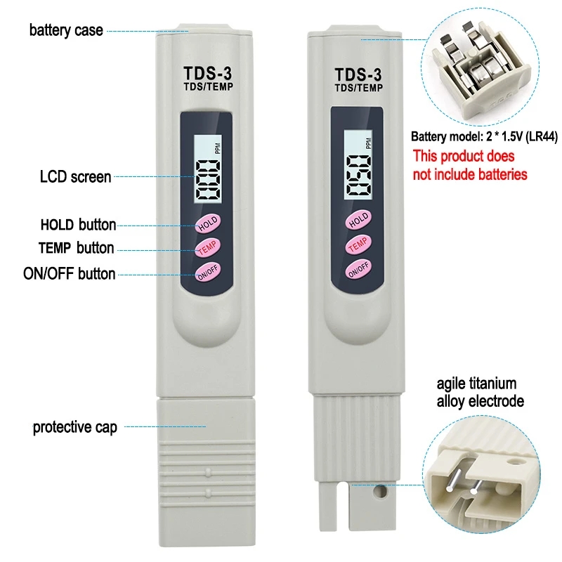 Probador de Calidad del Agua T - Water Testing Kit reseña y precio