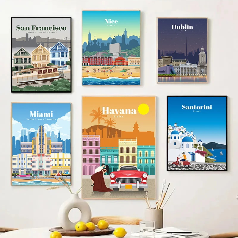 Póster de ciudades turísticas  - Star Map Poster reseña y precio