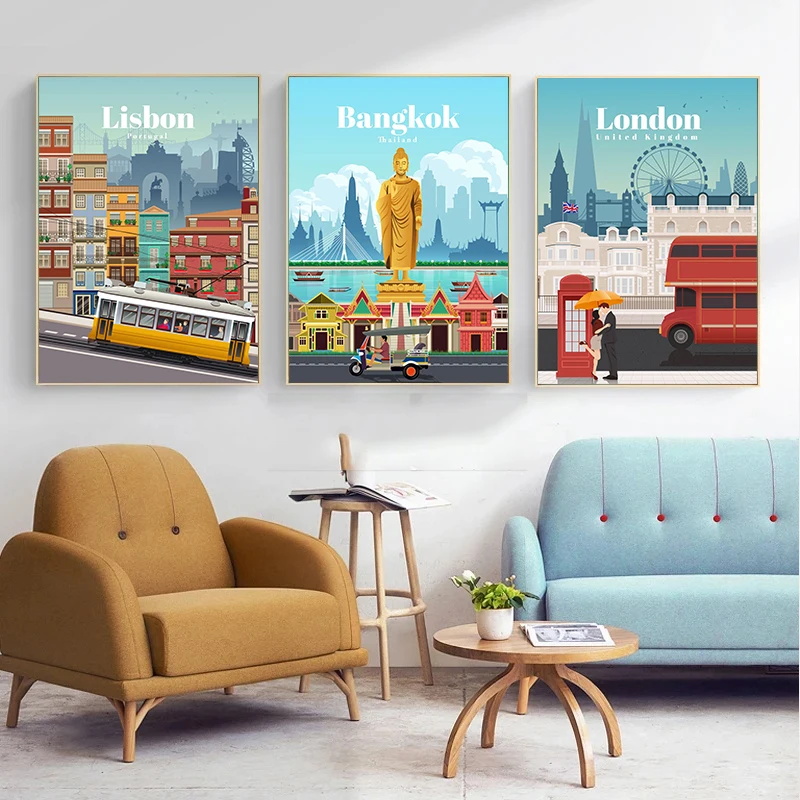Póster de ciudades turísticas  - Star Map Poster reseña y precio