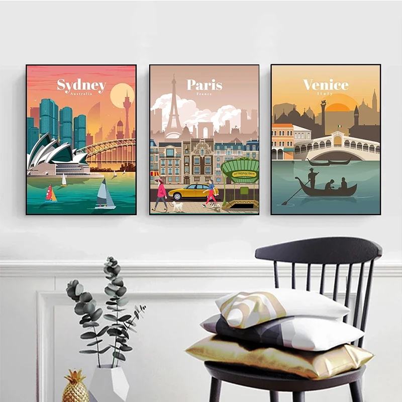 Póster de ciudades turísticas  - Star Map Poster reseña y precio