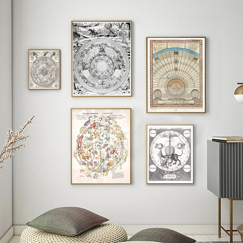 Póster de gráfico de estrellas - Star Map Poster reseña y precio