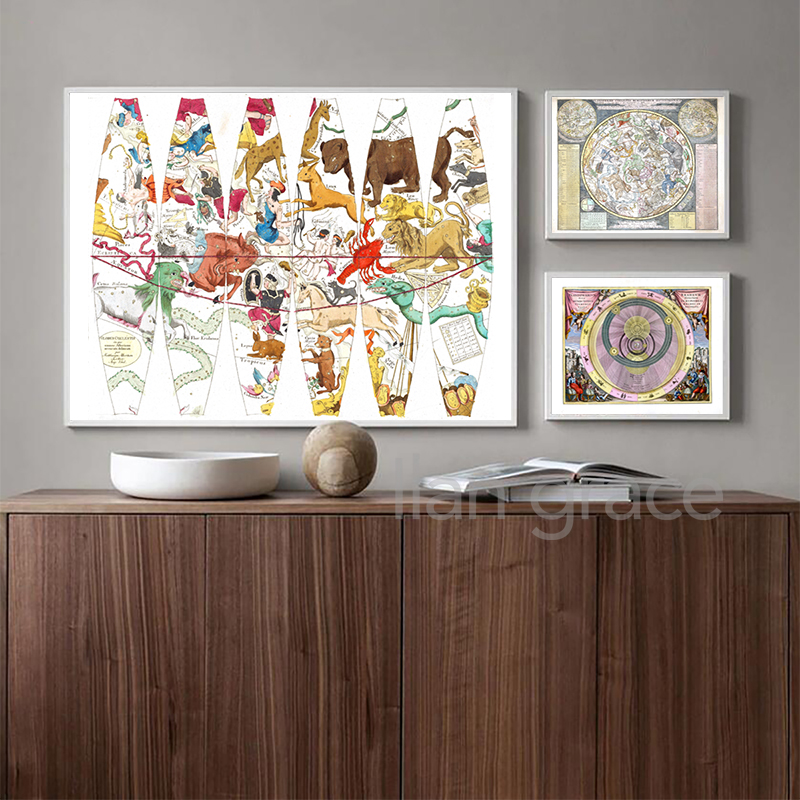 Póster de gráfico de estrellas - Star Map Poster reseña y precio
