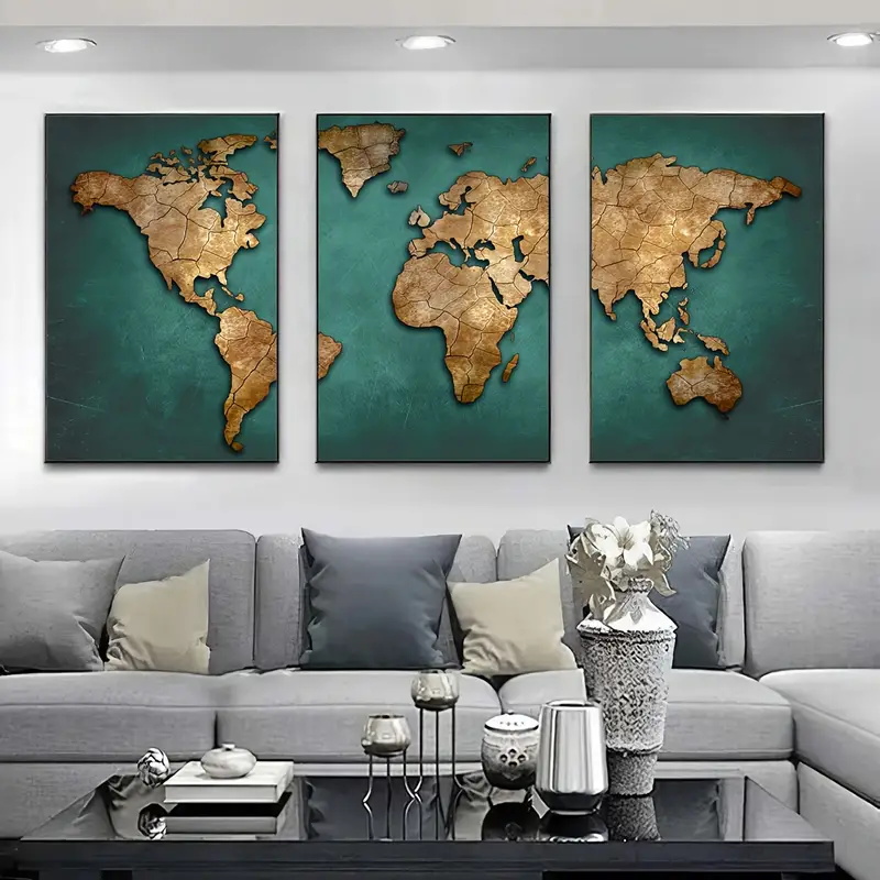 Mapa del mundo Retro 3 unids/s - Star Map Poster reseña y precio