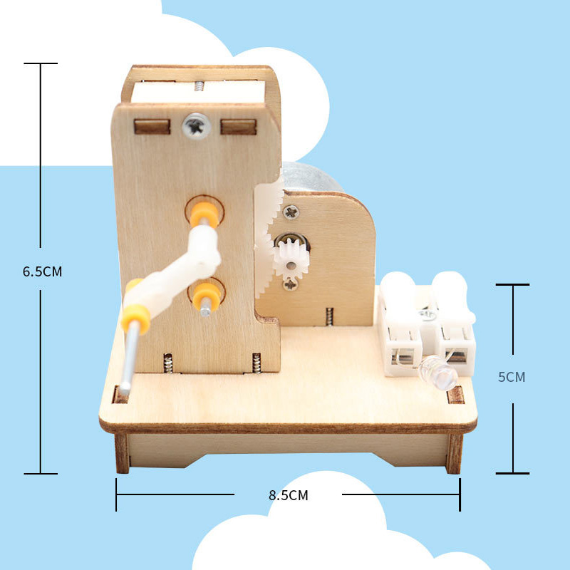 Mini generador de mano DIY, Ki - Science Project reseña y precio