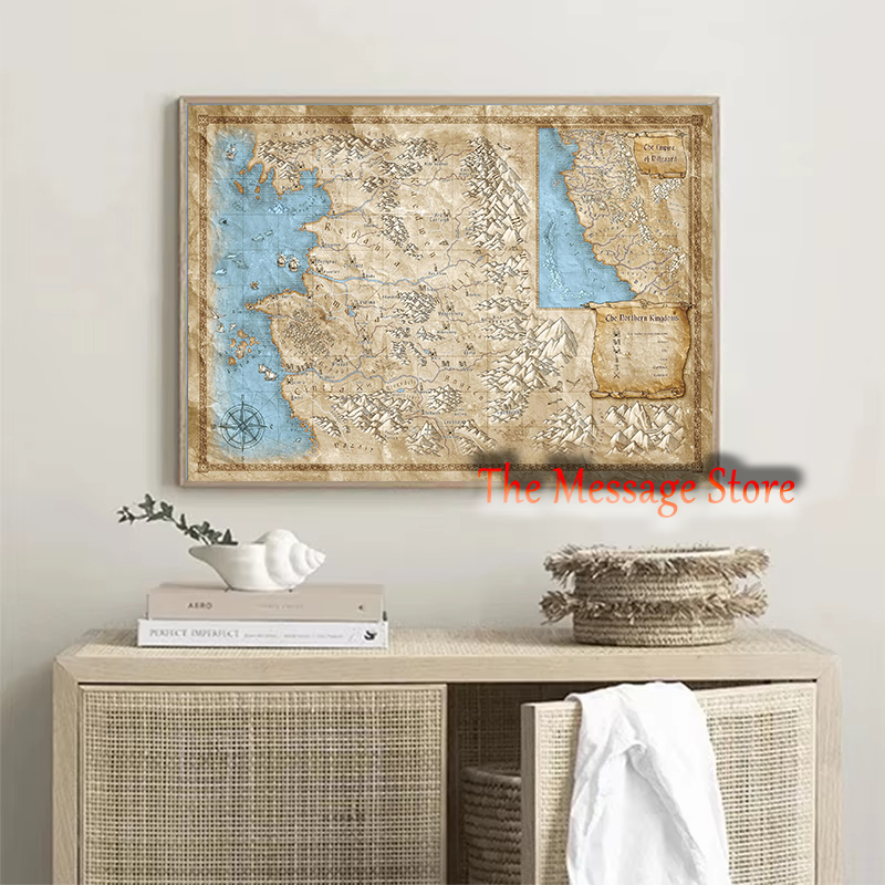 Witcher mapa del mundo contine - Star Map Poster reseña y precio