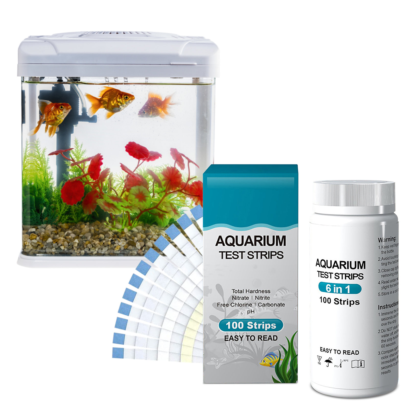 Kit de tiras reactivas de cali - Water Testing Kit reseña y precio