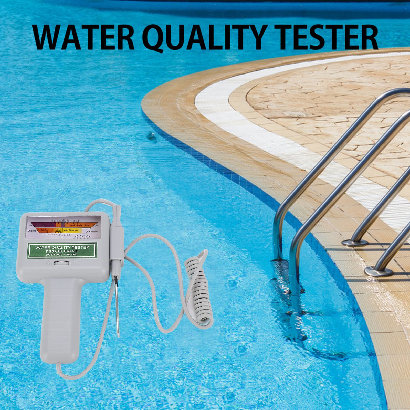 Medidor Digital de pH y Cloro  - Water Testing Kit reseña y precio