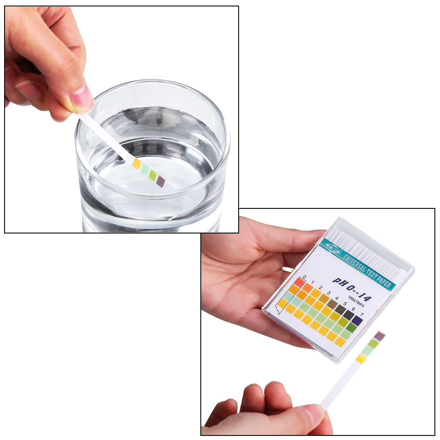 100 tiras 0-14 PH papel indica - Water Testing Kit reseña y precio