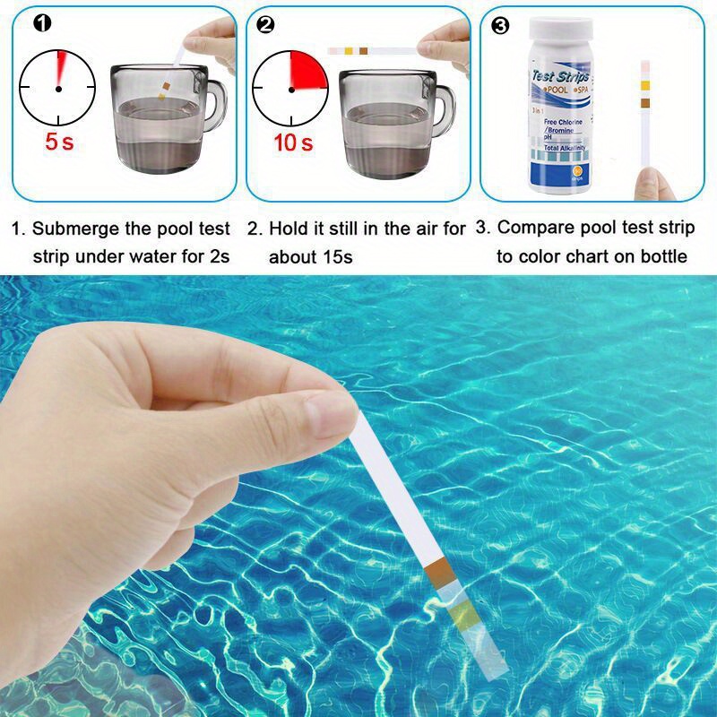 Tiras reactivas de PH de cloro - Water Testing Kit reseña y precio