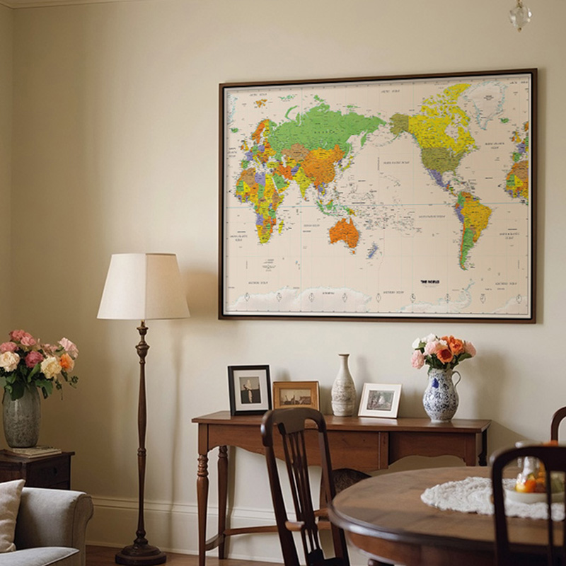 Mapa de pared, poliéster, mapa - Star Map Poster reseña y precio