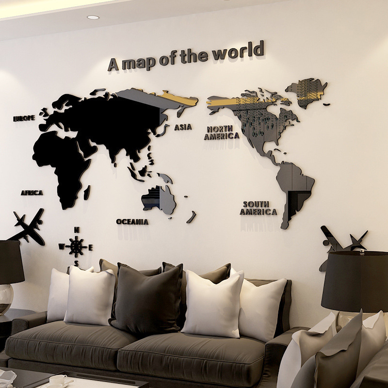 Mapa del mundo nórdico acrílic - Star Map Poster reseña y precio