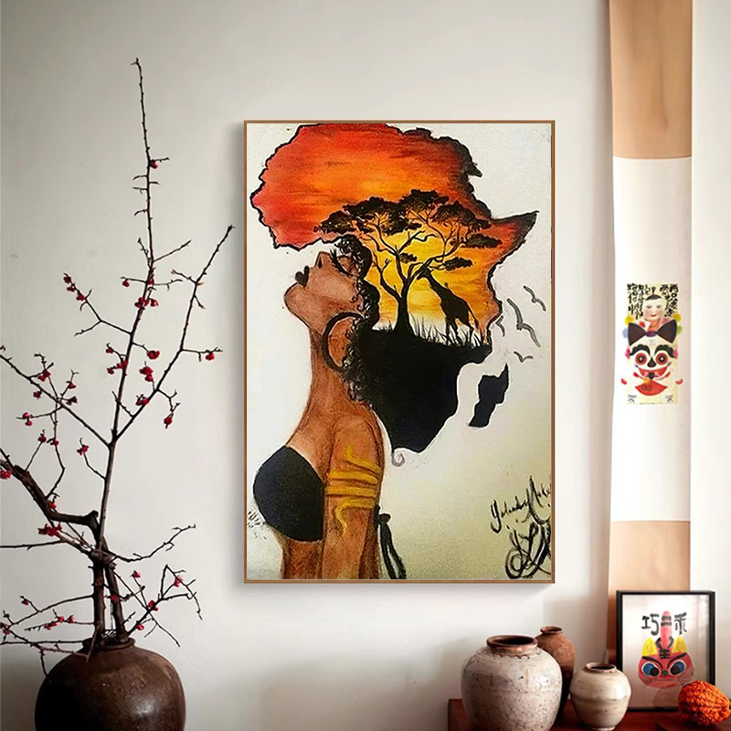 Carteles de Mujer Africana clá - Star Map Poster reseña y precio