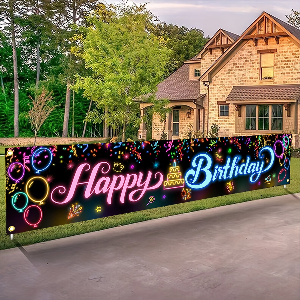 1 pancarta de fiesta que brill - Science Of Happiness reseña y precio